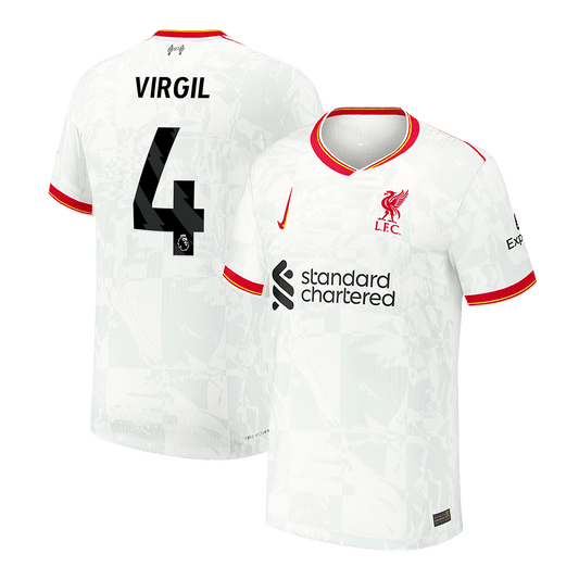 Player Version VIRGIL #4 Liverpool Third Away Cheap Soccer Jersey 2024/25 Go Soccer World Shop