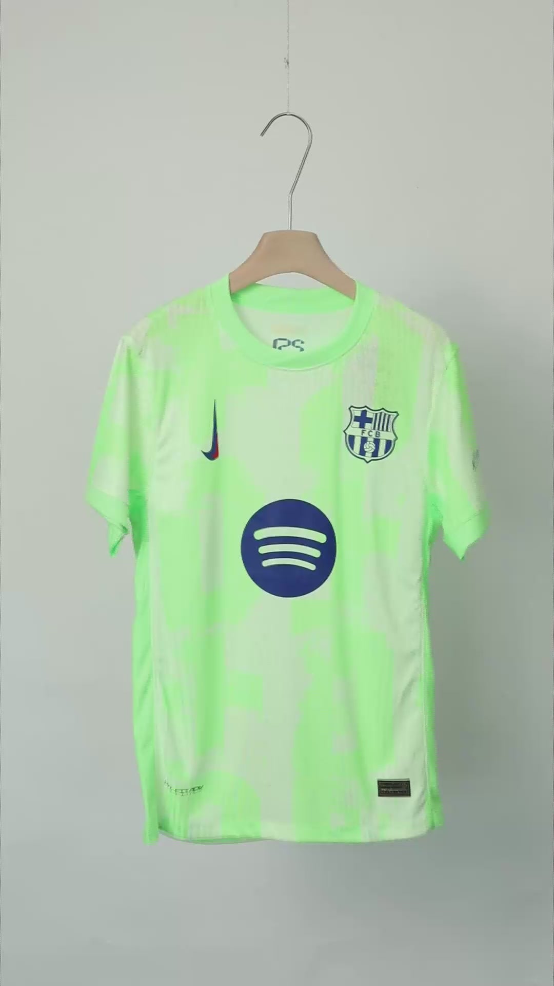 Player version Barcelona 2024/25 away soccer jersey - Spotify logo without text