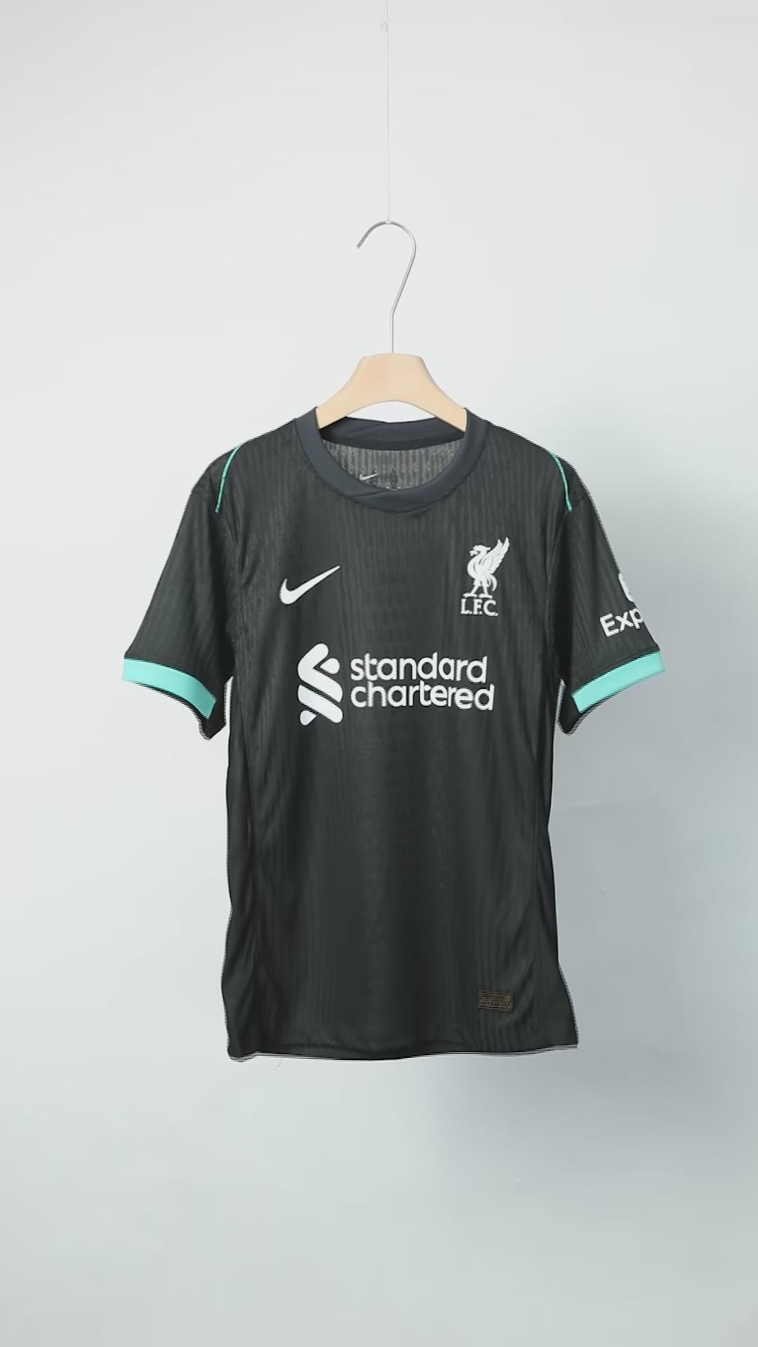 Spielerversion Liverpool Auswärts-Fußballtrikot 2024/25 